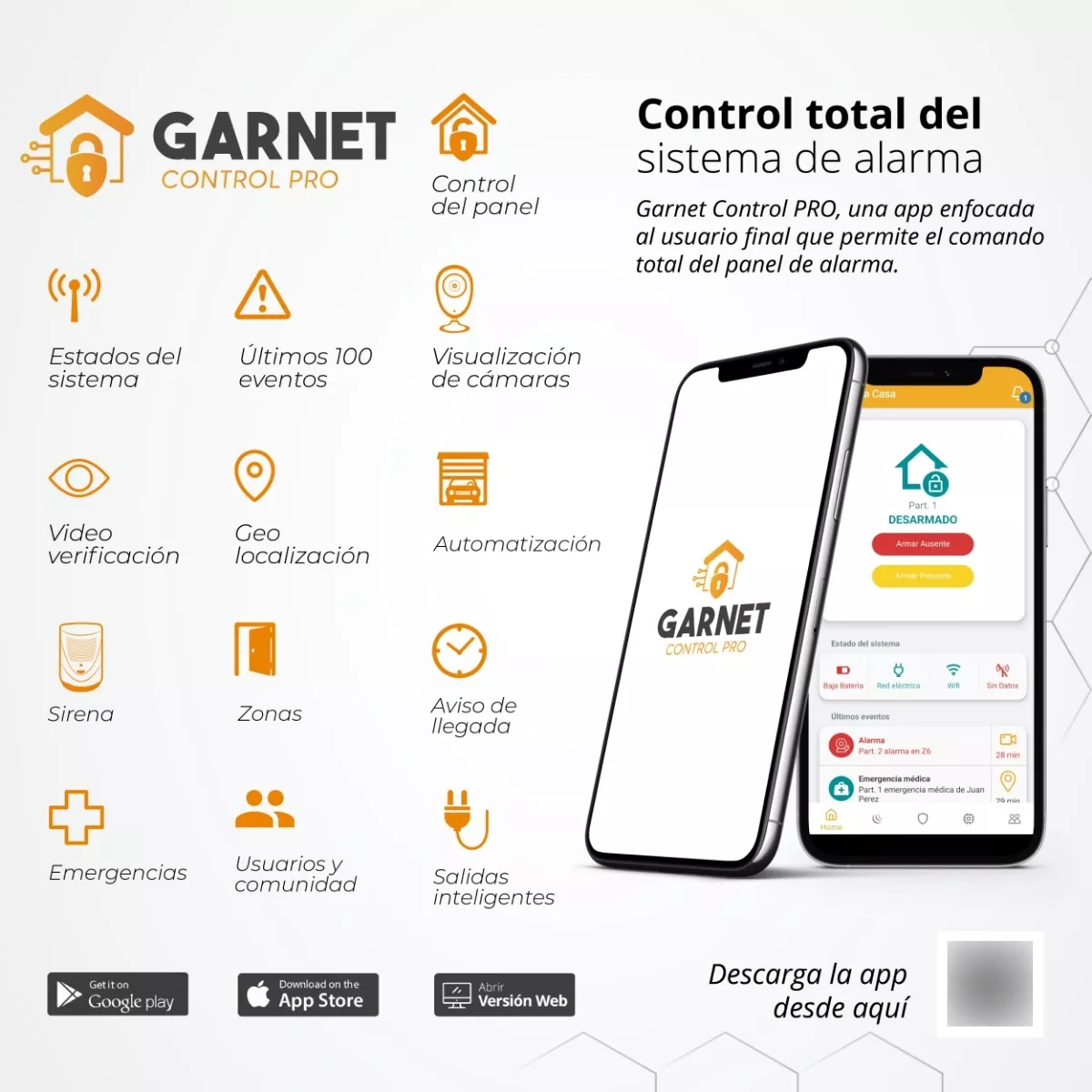 Imagen 6 de 6 de Kit Alarma Alonso Wifi 3g Inalambrico